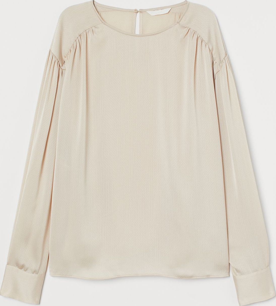 

Блузка H&M 2312-8171501 M Светло-бежевая