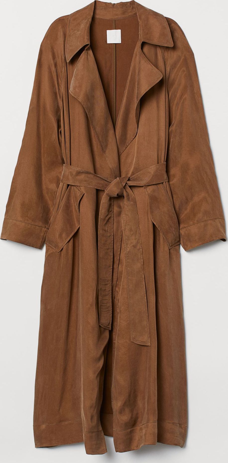 

Плащ H&M 2912-7347009 S Темно-бежевый