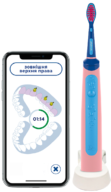 

Электрическая зубная щетка Playbrush Smart Sonic Pink