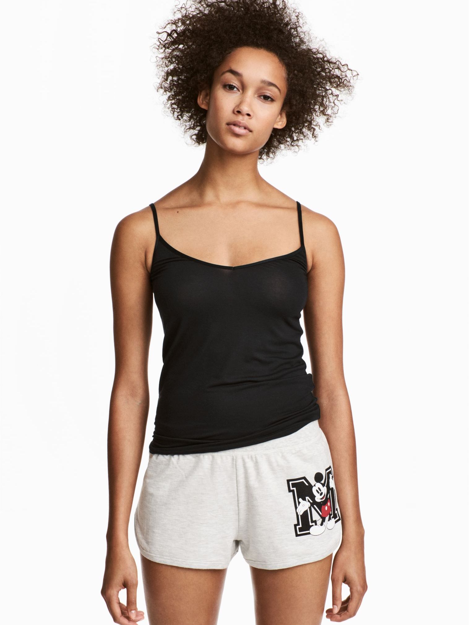 

Шорты пижамные H&M 5269396dm XL Светло-серый меланж