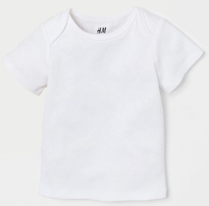 

Футболка H&M 060795784 68 см Белая
