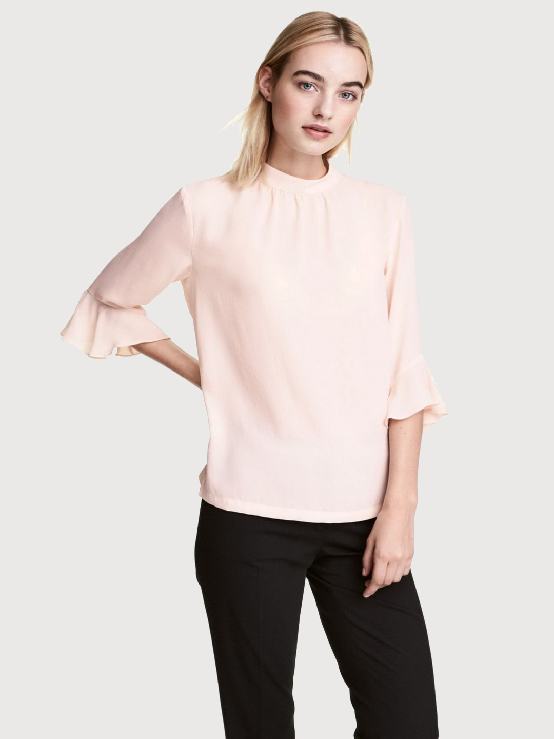 

Блузка H&M 0471976-5  Розовая, Блузка H&M 0471976-5 40 Розовая