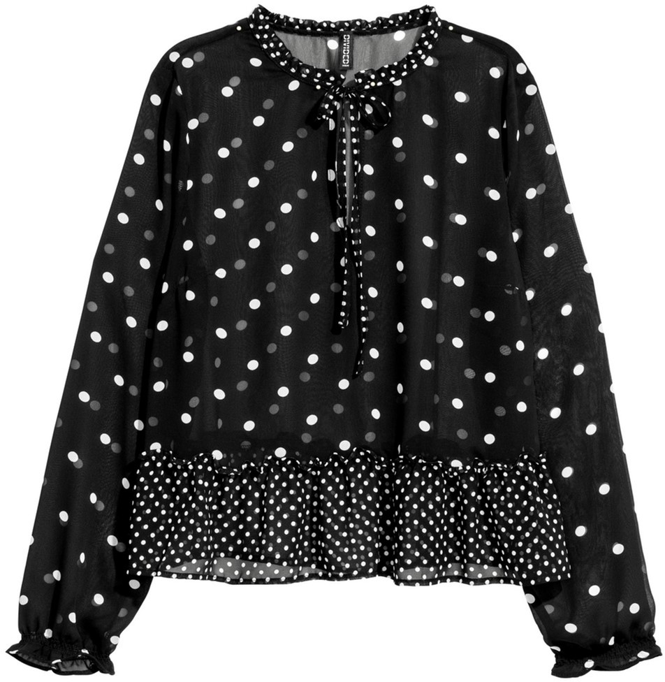 

Блузка H&M 0614889-7 36 Черная