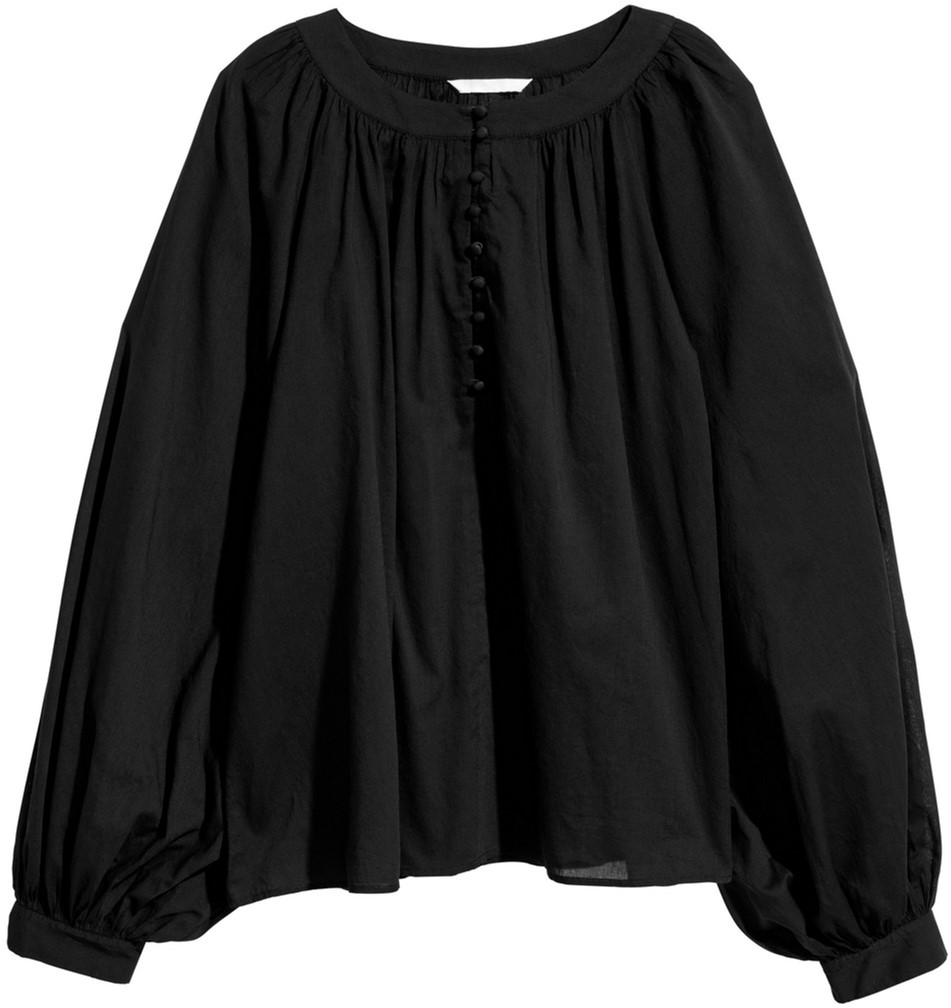 

Блузка H&M 0631492-7  Черная, Блузка H&M 0631492-7 32 Черная