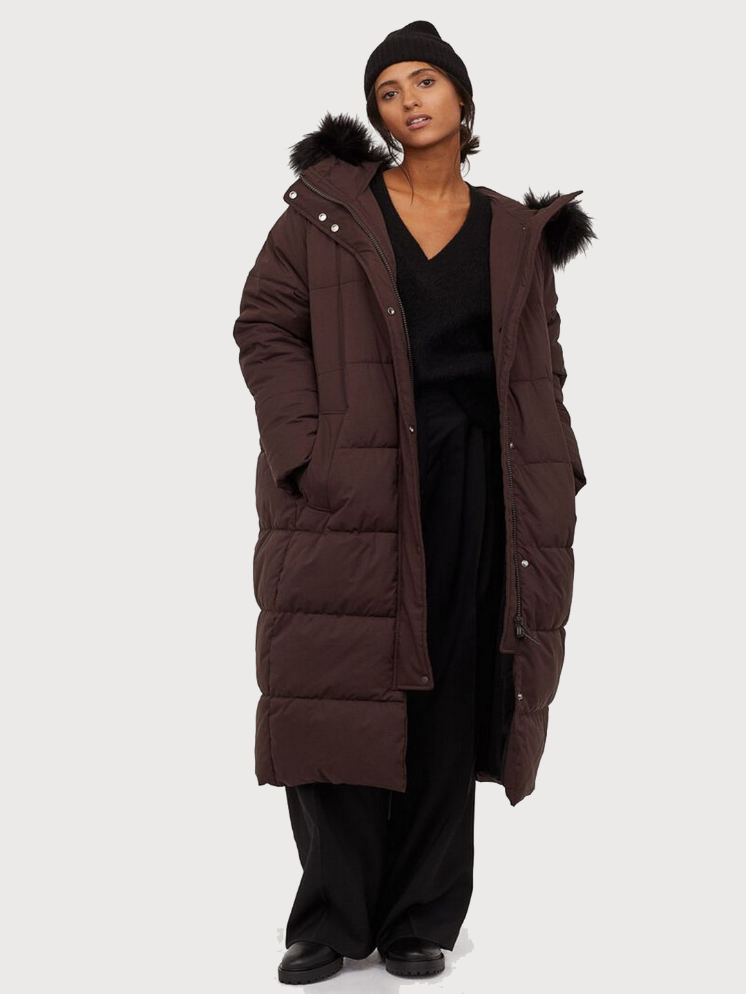 

Куртка H&M 0787175-0 M Коричневая