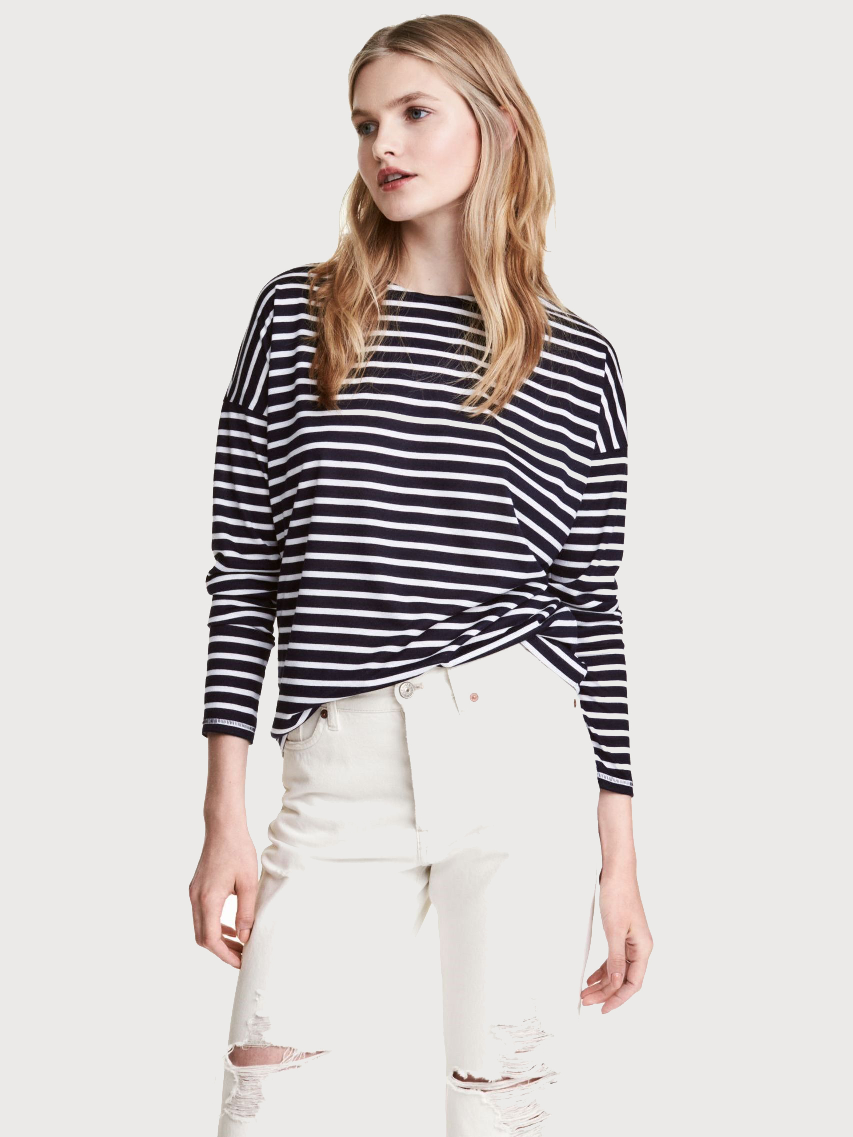 

Лонгслив H&M 0372100-5  Темно-синий, Лонгслив H&M 0372100-5 S Темно-синий