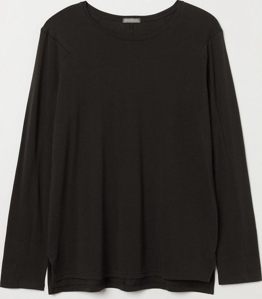 

Лонгслив H&M 0669779-8 L Черный