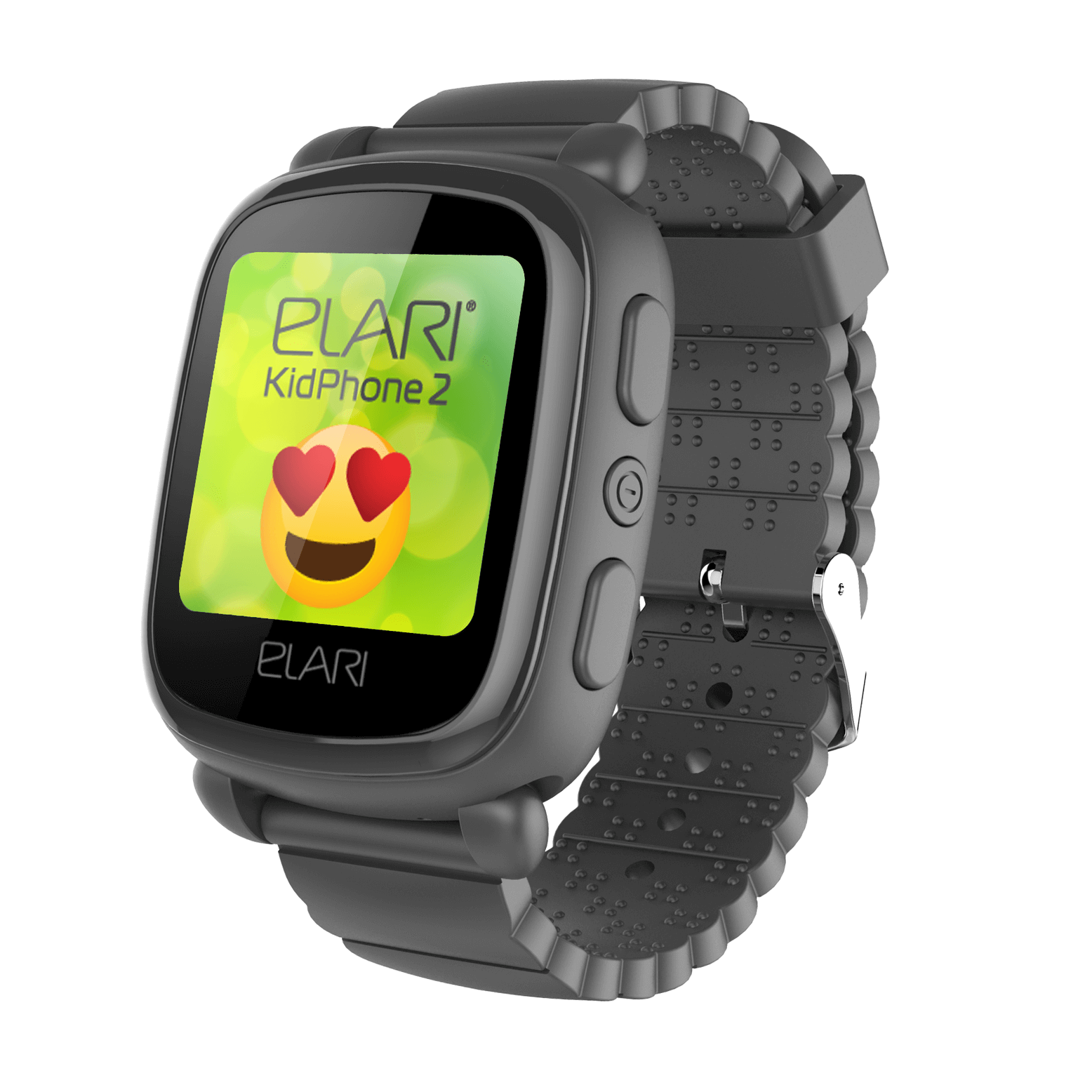 Детские смарт-часы с GPS Elari KidPhone 2 Black - черные – низкие цены .