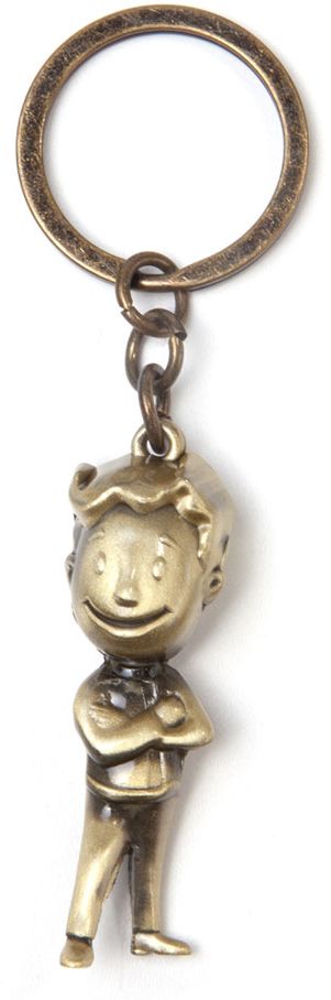 

Брелок Difuzed Fallout - Golden Vault Boy 3D Metal Keychain