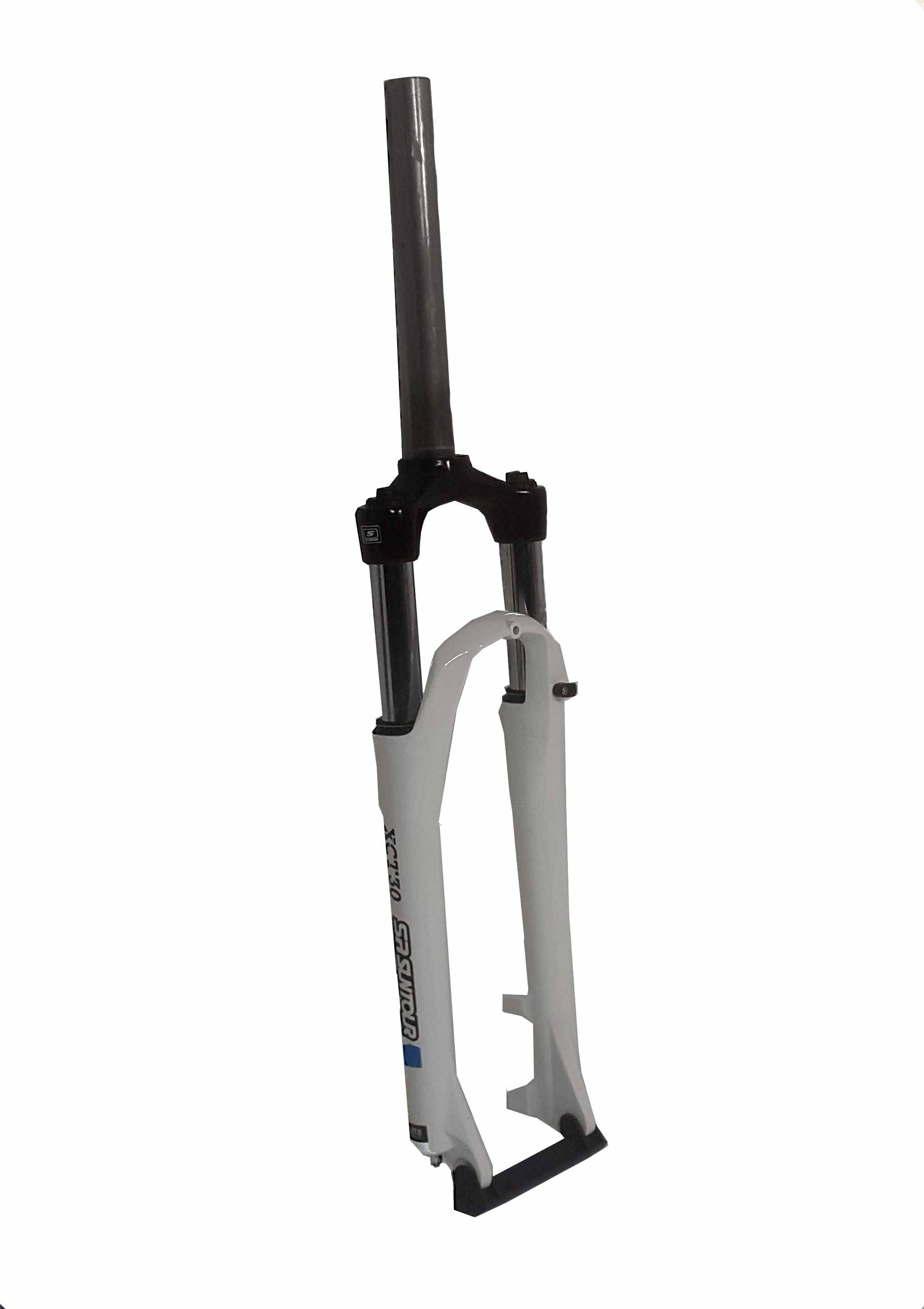 Вилка 27,5 "SR Suntour SF16-XCT-DS 1-1 / 8" X255мм Disk белый (03840 ...
