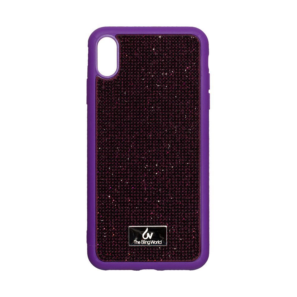 

Панель Bling World TPU+LCPC для Apple Iphone XS Max Purple