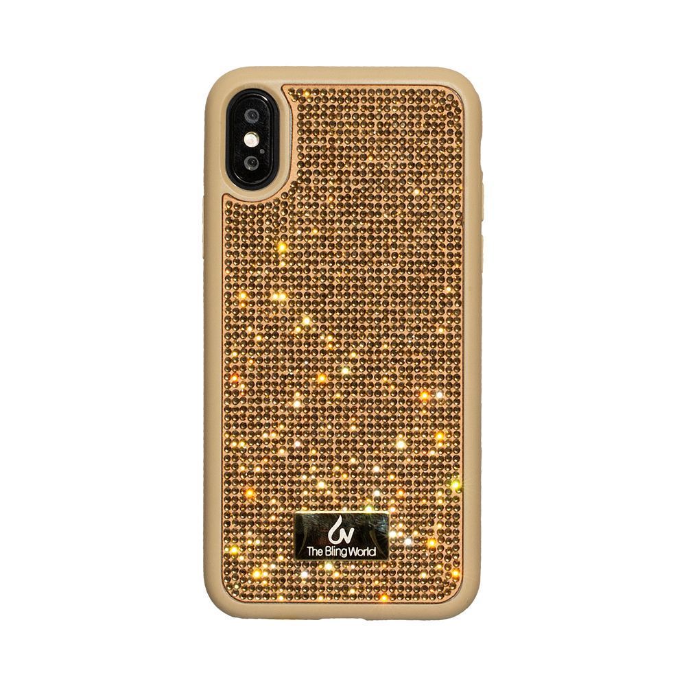 

Панель Bling World TPU+LCPC для Apple Iphone X / Xs Gold