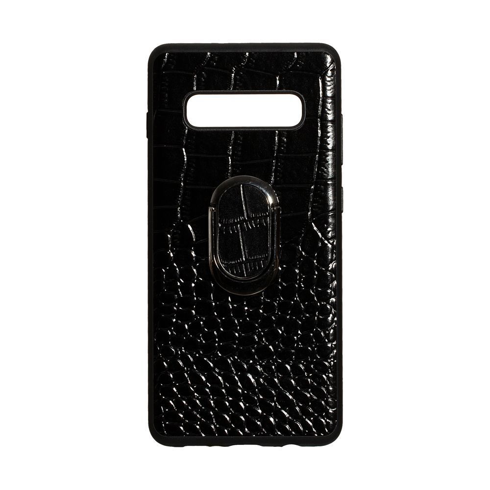 

Панель Genuine Leather Croco для Samsung S10 Plus Black