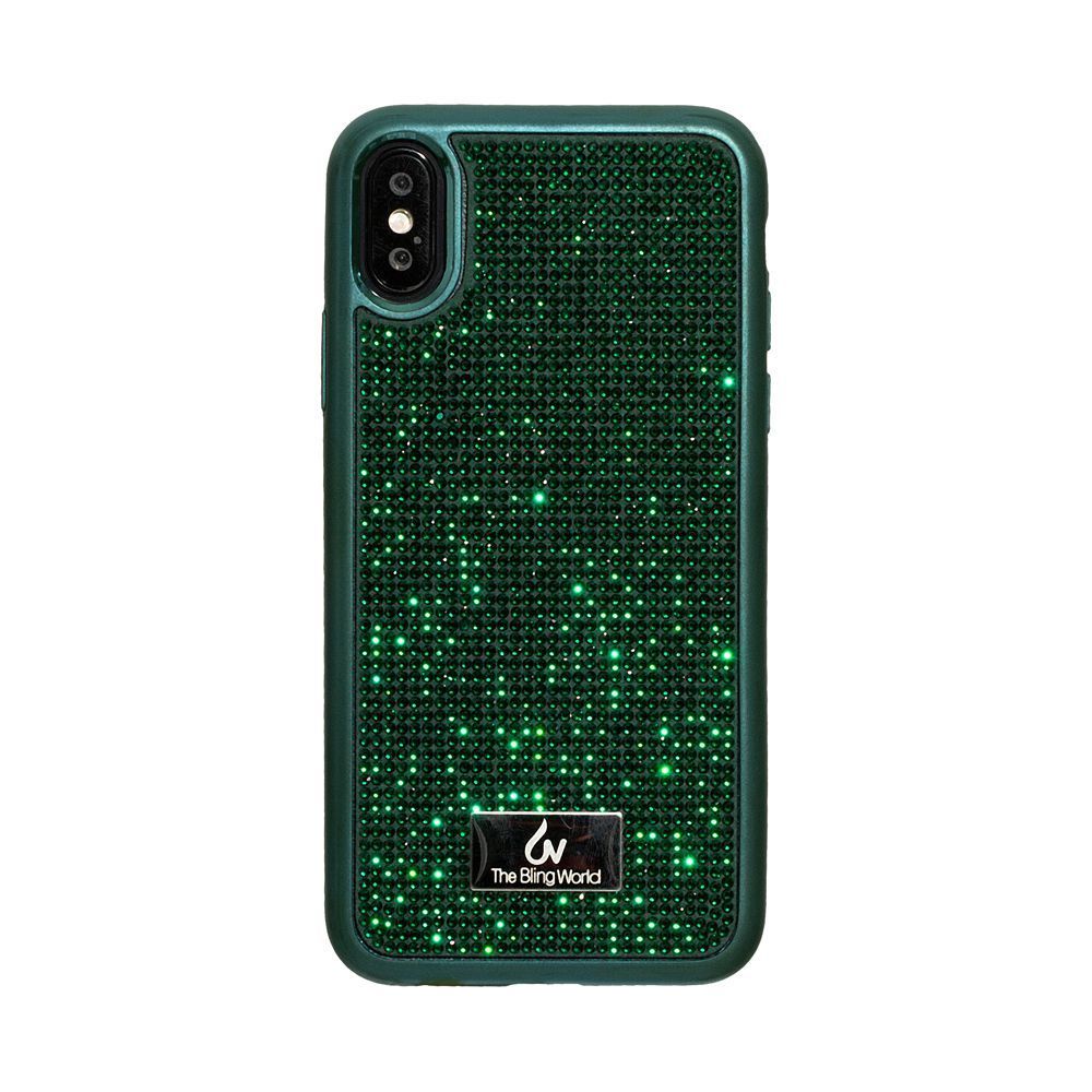 

Панель Bling World TPU+LCPC для Apple Iphone X / Xs Green