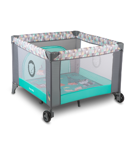 

Манеж - кровать Lionelo Sofie turquoise scandi