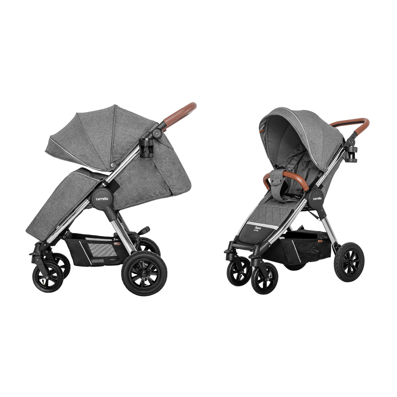 

Коляска прогулочная Baby Tilly Supra CRL-5510 Carbon Grey +дождевик L /1/