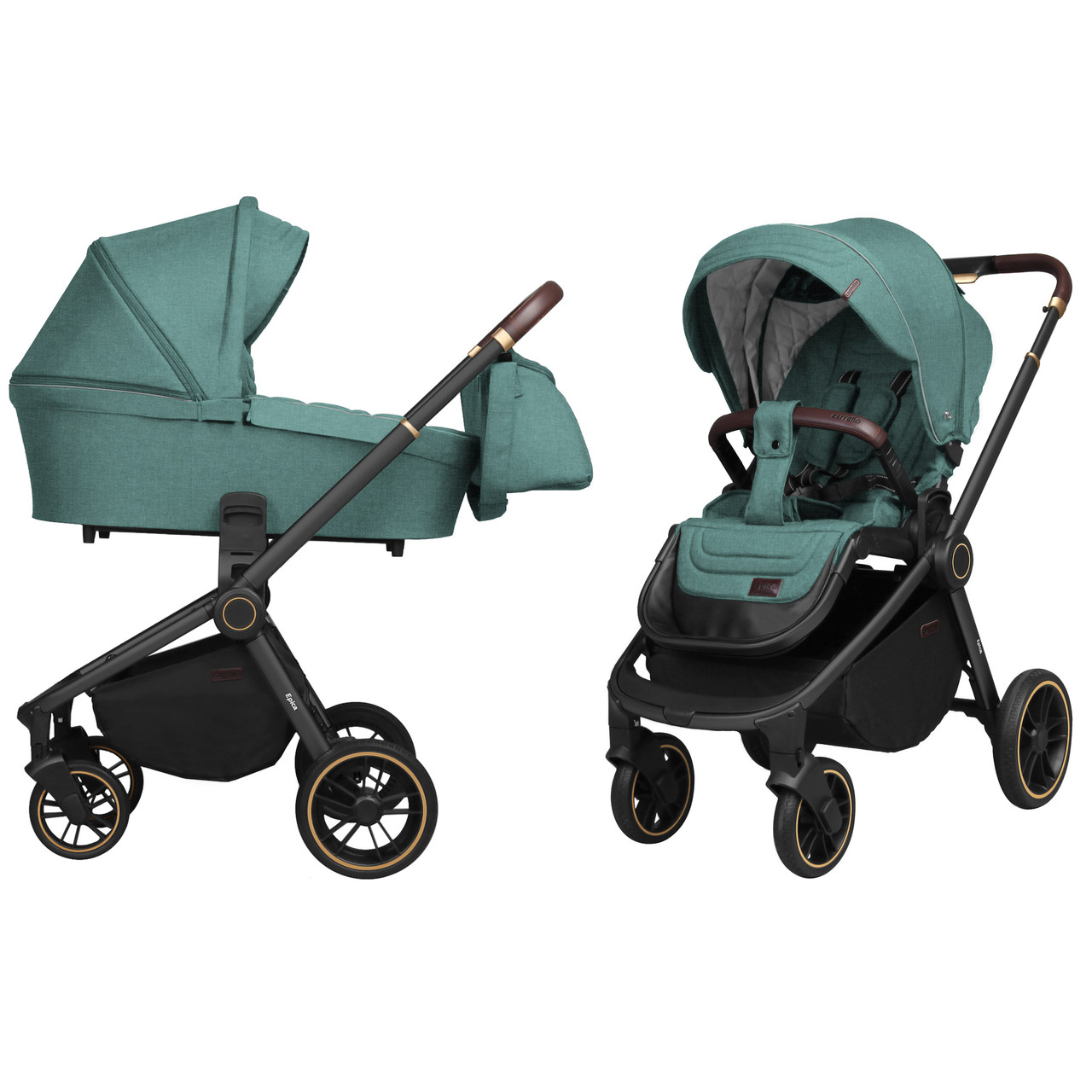 

Коляска универсальная Baby Tilly Epica CRL-8510/1 (2in1) Tea Green +дождевик /1/