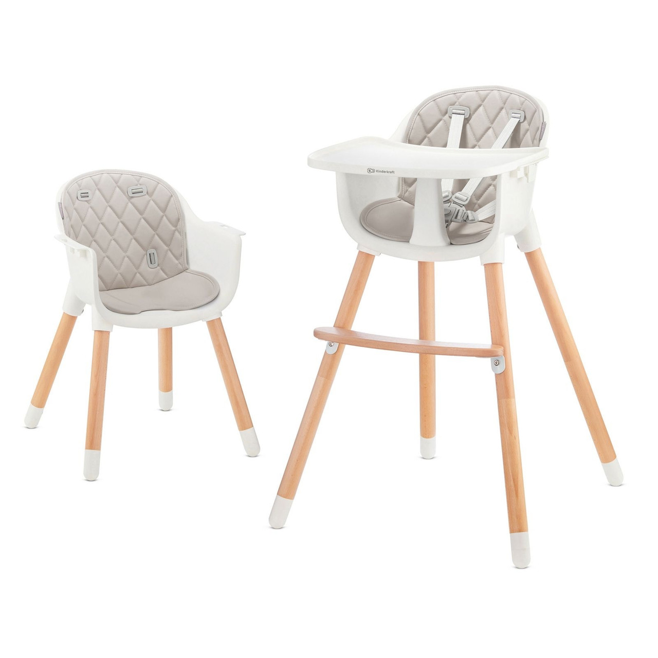 

Стільчик для годування Kinderkraft Sienna Gray