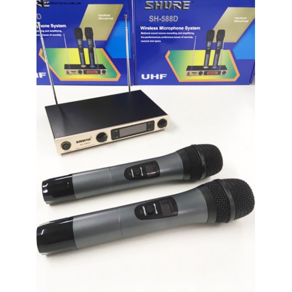 

Цифровая радиосистема с док станцией, радио микрофон Shure SH588D