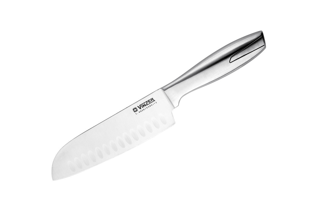 

Кухонный нож Vinzer Santoku 178 мм