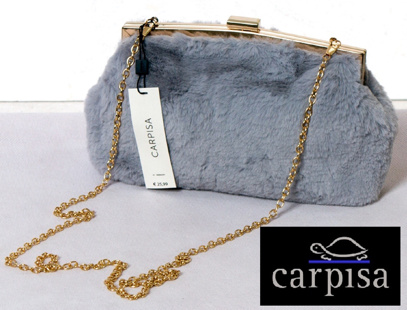 

Элегантная женская сумка Carpisa 090220 25Х15Х7 cm серая