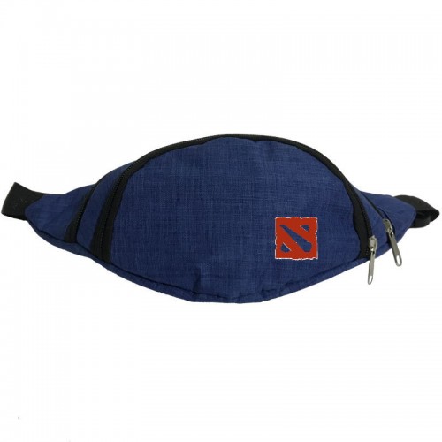 

Сумка Бананка Дота 2 003 DOTA 2 на пояс DOT 003 blue синий