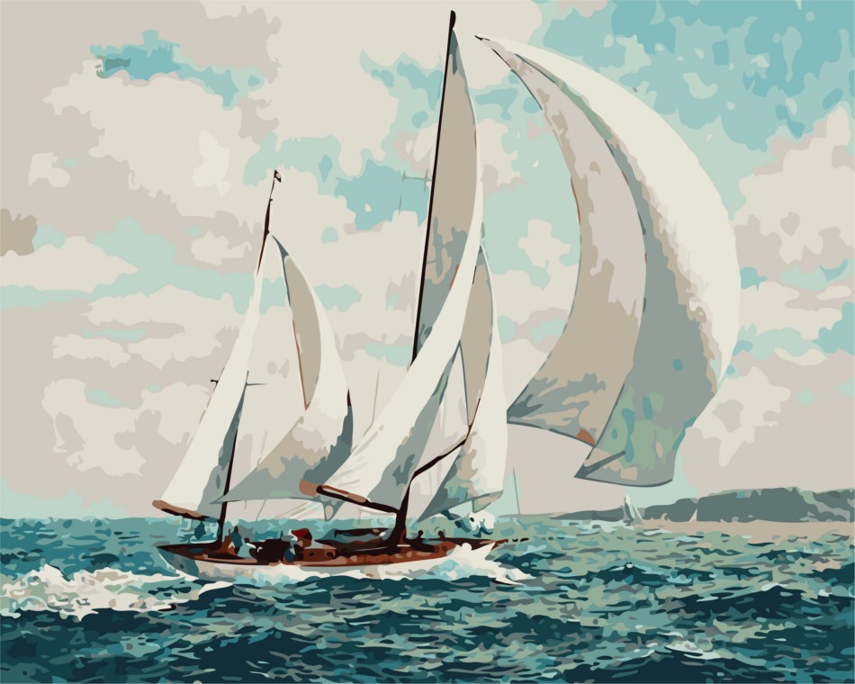 Морские просторы рисунок