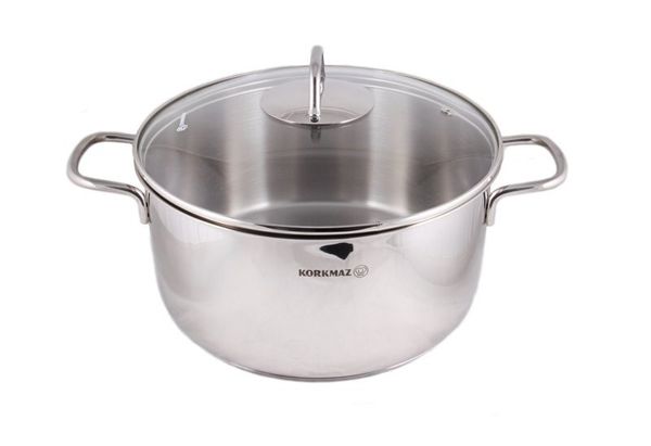 

Кастрюля KORKMAZ PERLA 28*14 см 8,5 л
