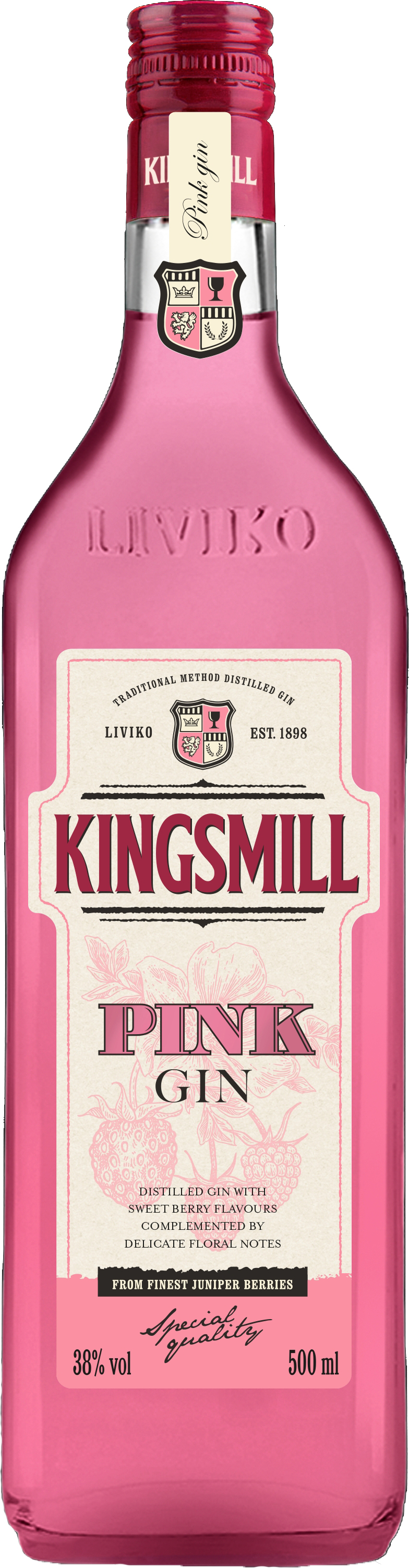 Акція на Джин Kingsmill Pink 0.5 л 38% (4740050006619) від Rozetka UA