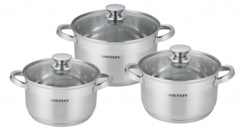 

Набор кастрюль Astor Ast-1701 6 предметов