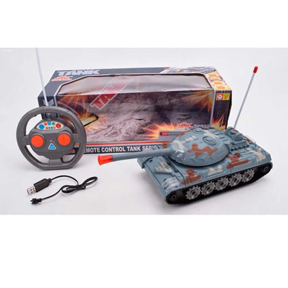 

Танк на радиоуправлении со звуковыми и световыми эффектами Wars King М- 326