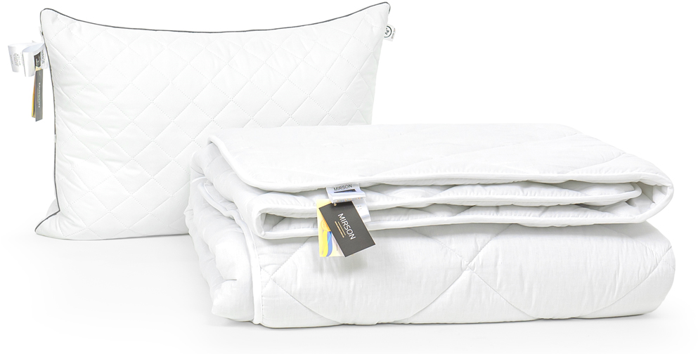 

Набор антиаллергенный MirSon 3M Thinsulatе Зима Bianco-Silver №2969 одеяло 155х215 + подушка 50x70 средняя