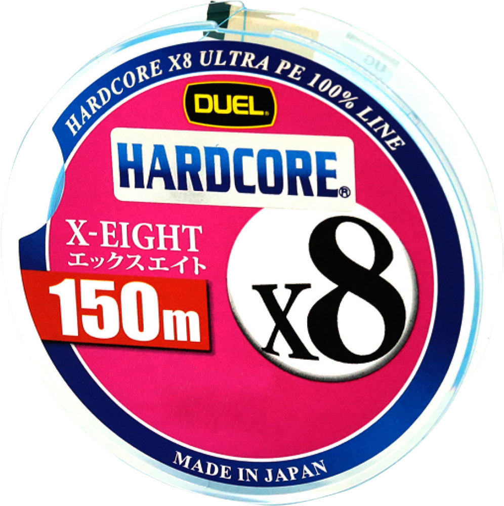 

Шнур Yo-Zuri Duel Hardcore X8 150 м 0.153 мм 7 кг #0.8 Синий (H3295MB)