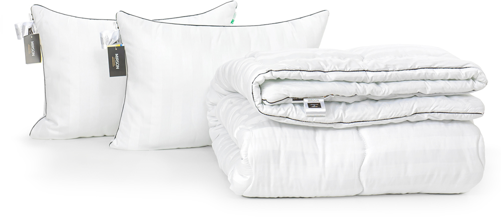 

Набор антиаллергенный MirSon 3M Thinsulatе Зима Royal Pearl Hand Made №3000 одеяло 200х220 + 2 подушки 50x70 мягкие