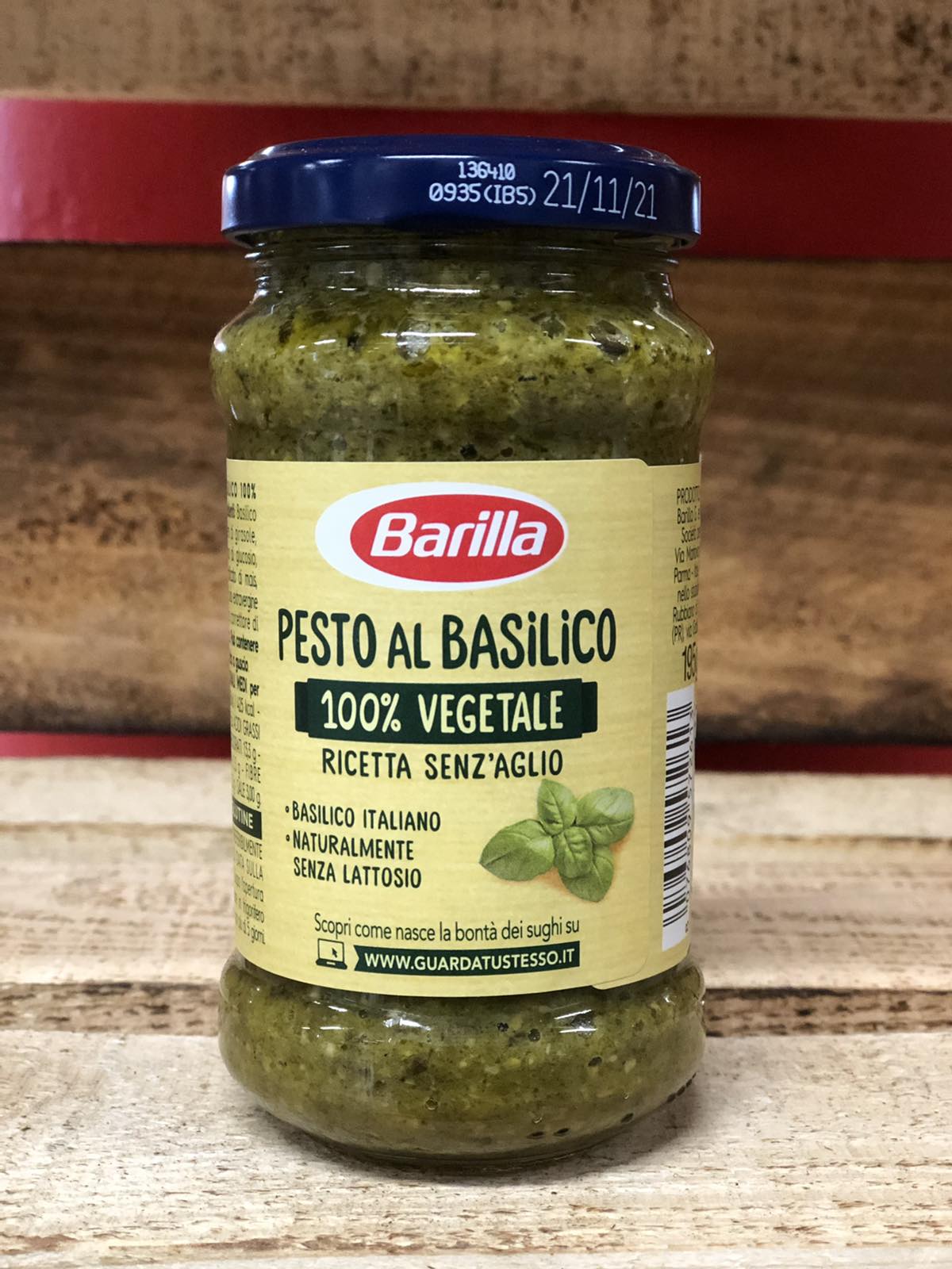 Соус Barilla Pesto Al Basilico 100% Vegetale 195г – купить в интернет ...