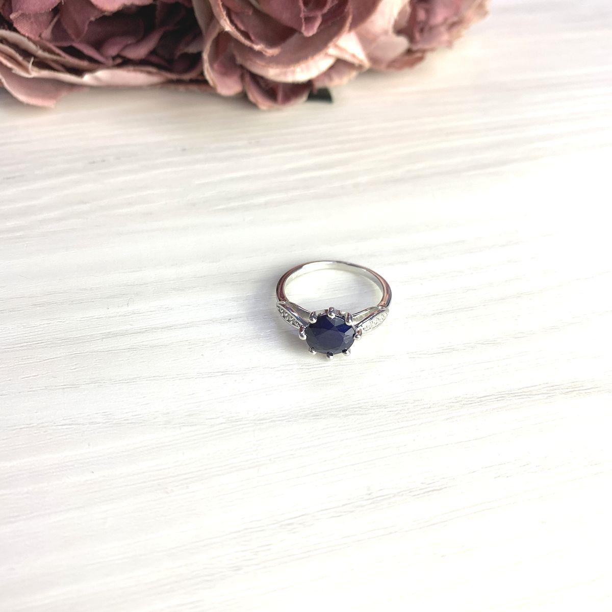 

Серебряное кольцо SilverAlex с натуральным сапфиром 2.61ct 17.5 размер