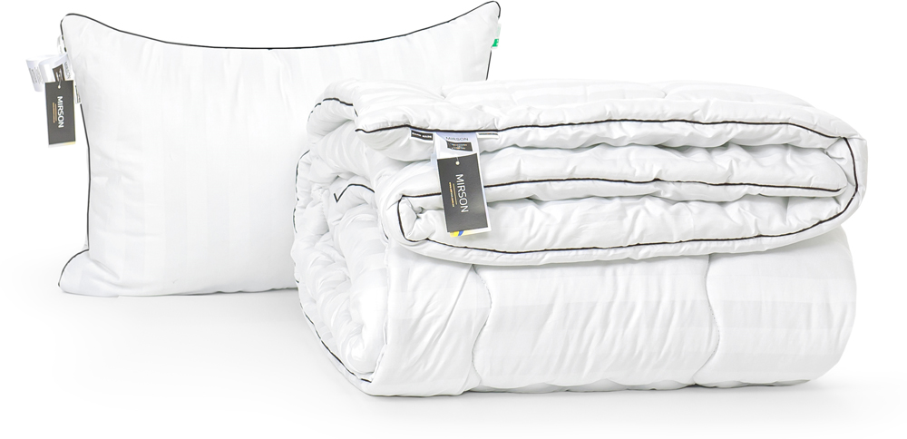 

Набор антиаллергенный MirSon 3M Thinsulatе Зима Royal Pearl Hand Made №3082 одеяло 140х205 + подушка 50x70 средняя