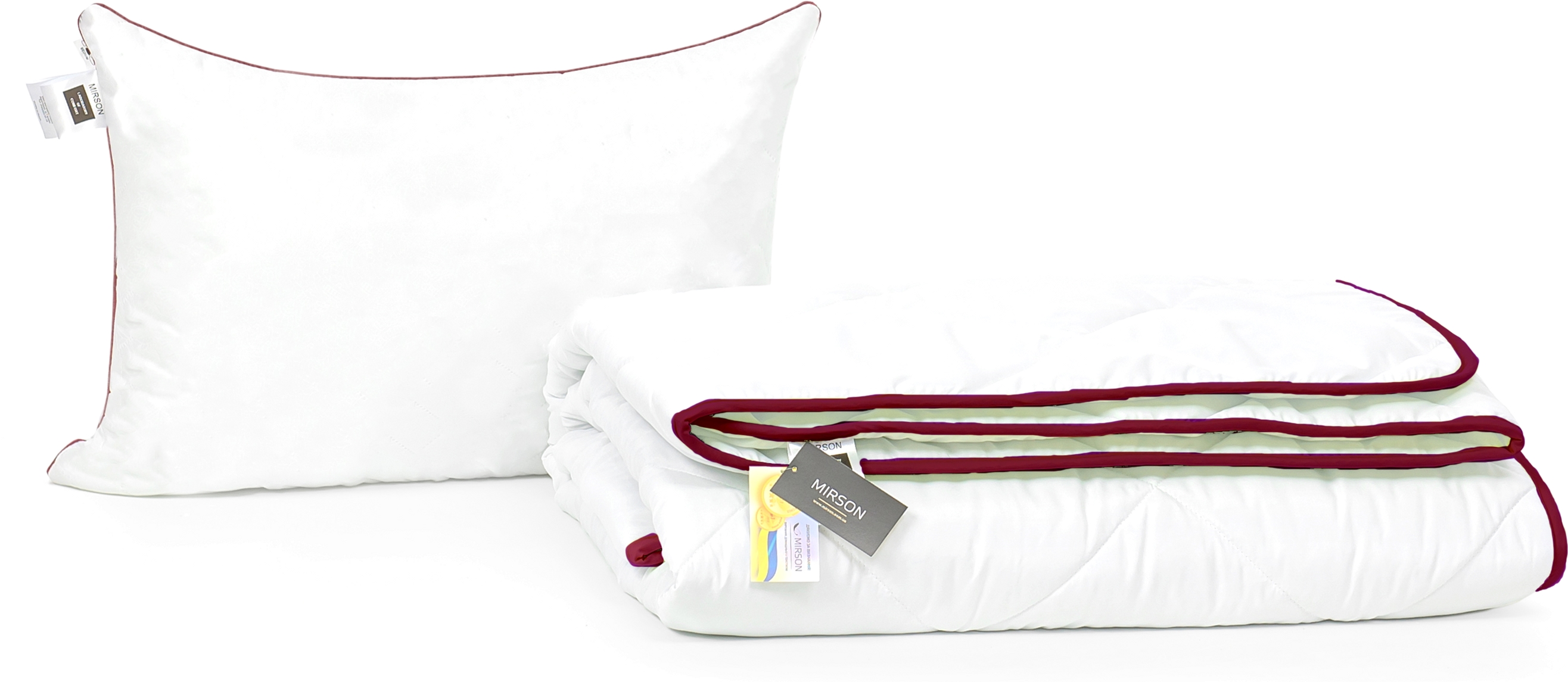

Набор антиаллергенный MirSon Eco-Soft Деми Deluxe №2489 одеяло 220х240 см + 2 подушки 50х70 упругие
