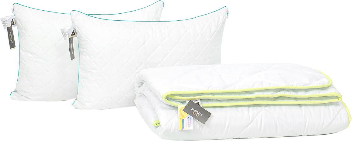 

Набор антиаллергенный MirSon Eco Silk Деми Eco Aloe Vera №4005 одеяло 220х240 + 2 подушки 50х70 средние