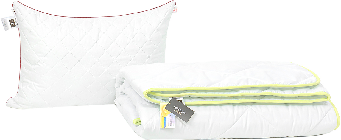 

Набор антиаллергенный MirSon Eco Silk Зима Eco Aloe Vera №4009 одеяло 172х205 + 2 подушки 50х70 средние