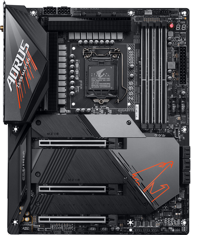 

Материнская плата Gigabyte Z590 Aorus Master (s1200, Intel Z590, PCI-Ex16)