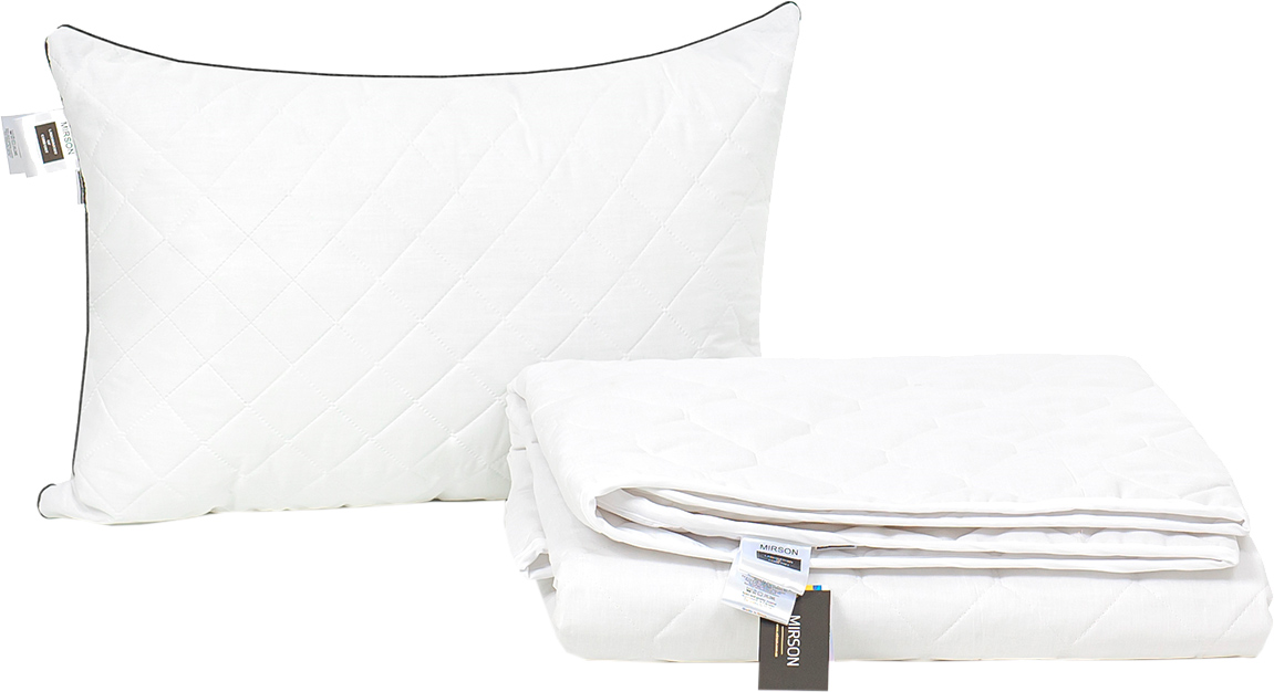 

Набор антиаллергенный MirSon Eco Silk Лето Bianco №4025 одеяло 155х215 + подушка 50х70 средняя