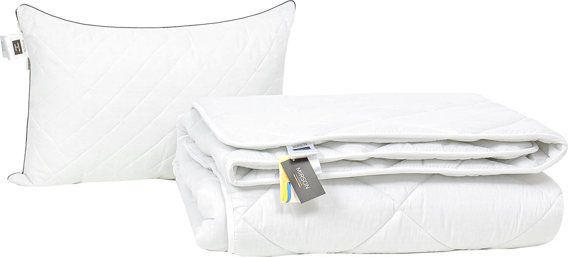 

Набор антиаллергенный MirSon Eco Silk Зима Bianco №4032 одеяло 155х215 + подушка 50х70 мягкая