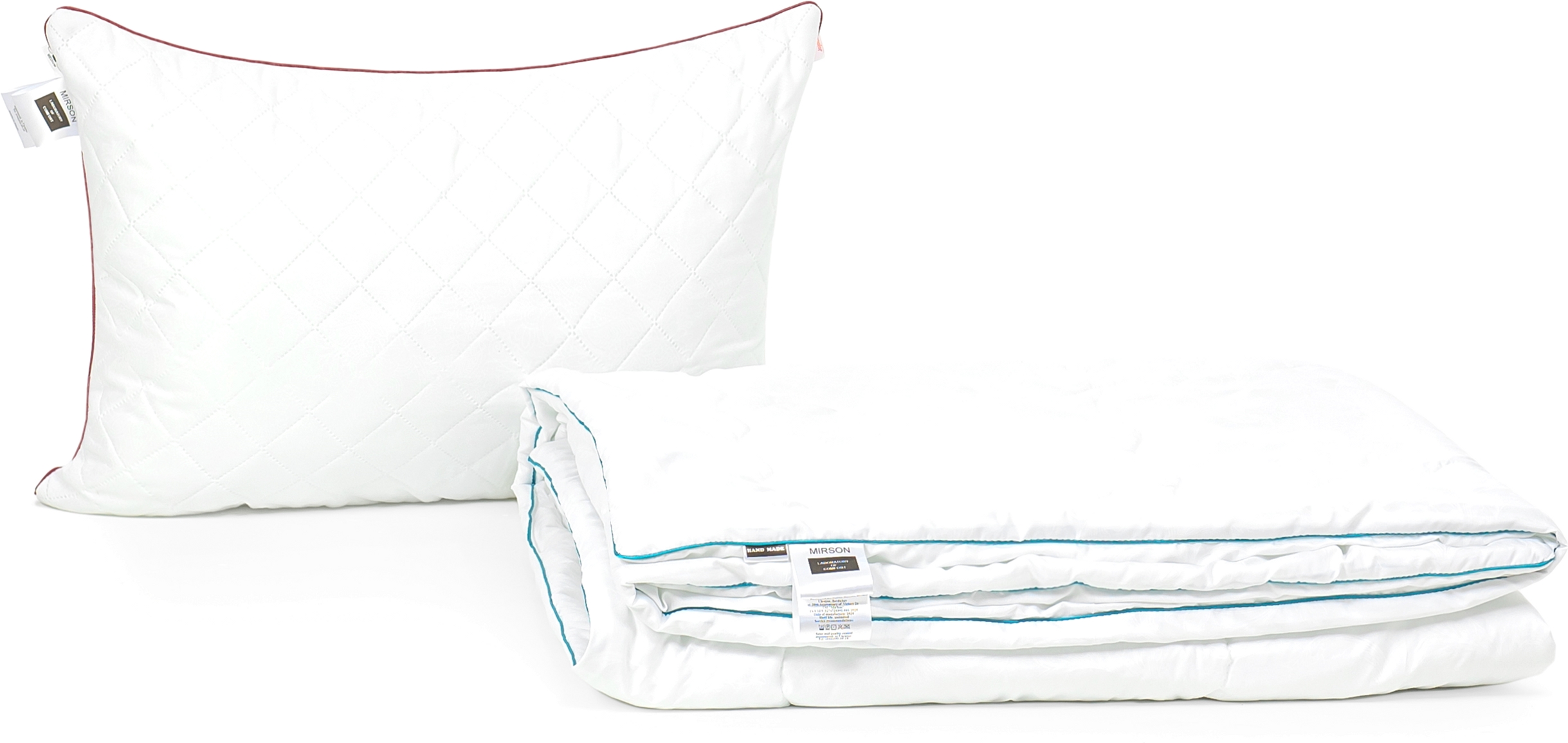 

Набор антиаллергенный MirSon Eco-Soft Лето Eco Jojoba Hand Made №2419 одеяло 200х220 см + 2 подушки 50х70 средние