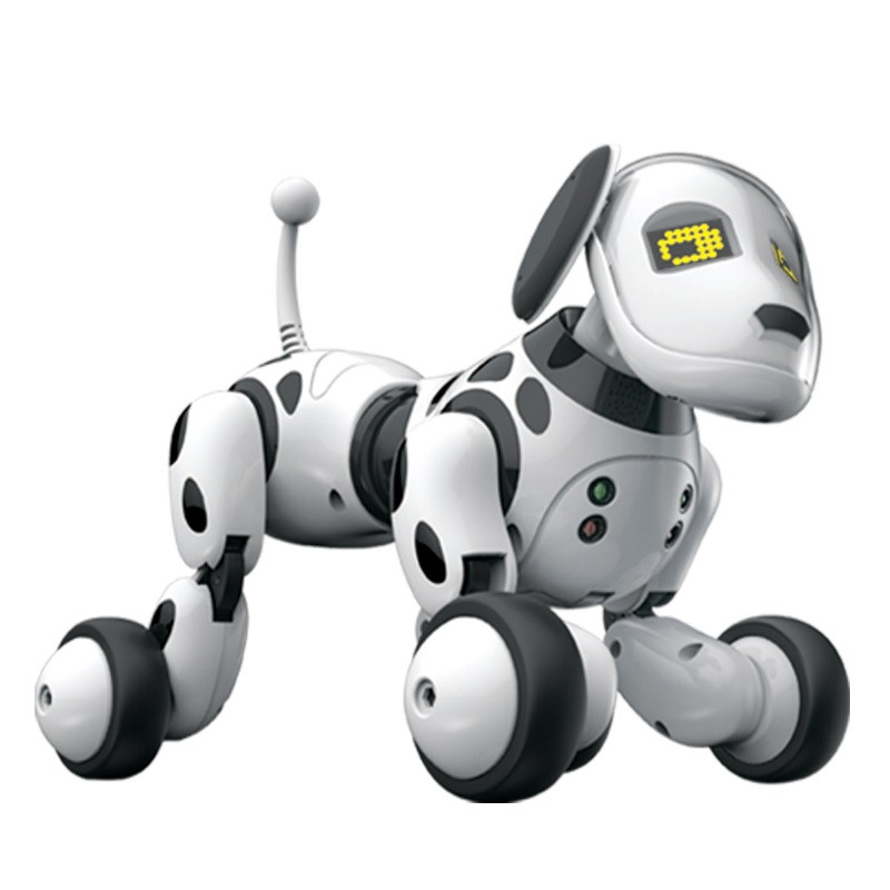 

Интерактивная игрушка DIMEI RobotDog робот-собака на р/у Бело-Черный (881ТО7)