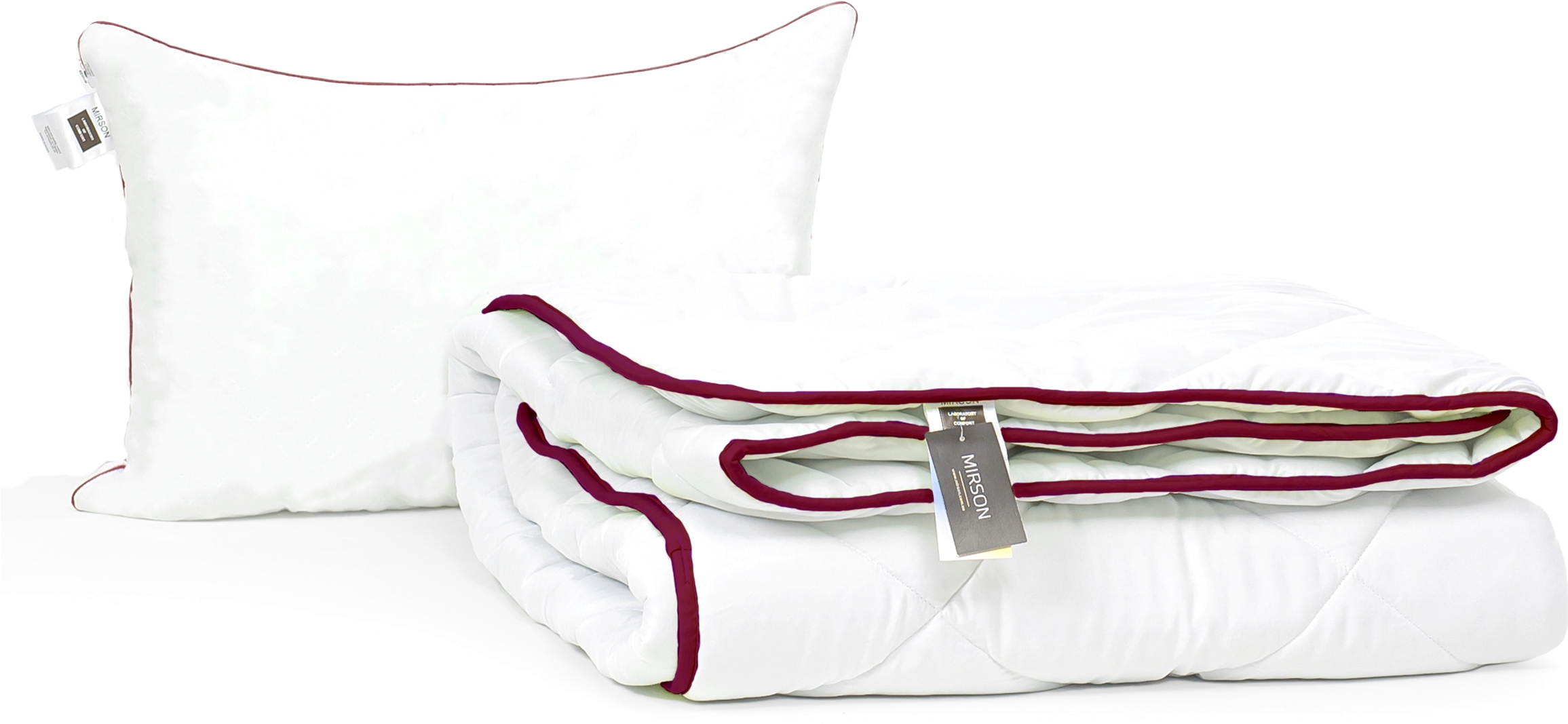 

Набор антиаллергенный MirSon Eco-Soft Зима Deluxe №2490 одеяло 200х220 см + 2 подушки 50х70 мягкие