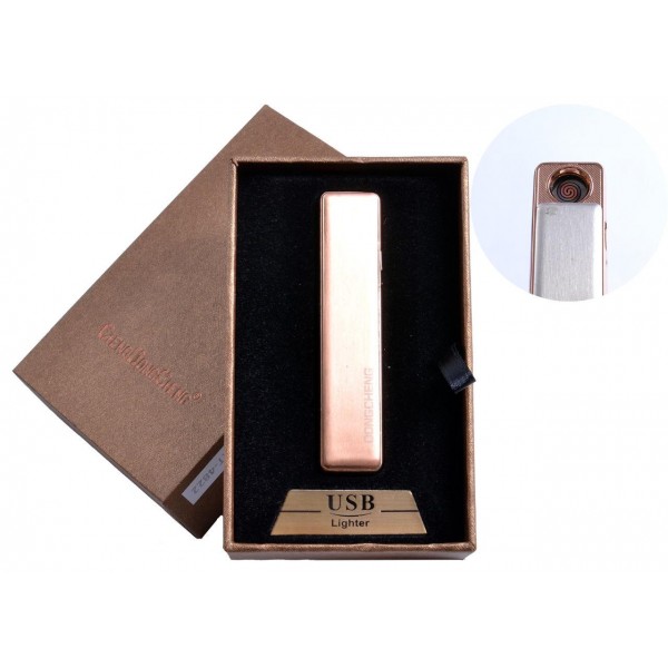 

USB зажигалка в подарочной упаковке (спираль накаливания, оранжевый) №4822-4