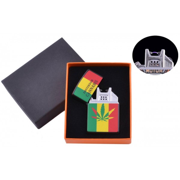 

USB зажигалка Cannabis (Электроимпульсная) №4776B-4