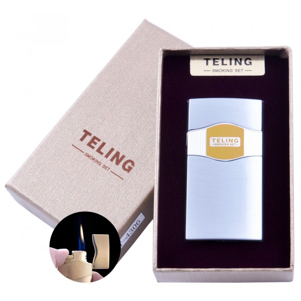 

Зажигалка подарочная Teling №4306 Silver