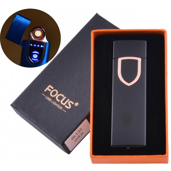 

USB зажигалка в подарочной коробке Focus (Спираль накаливания) №HL-135 Black